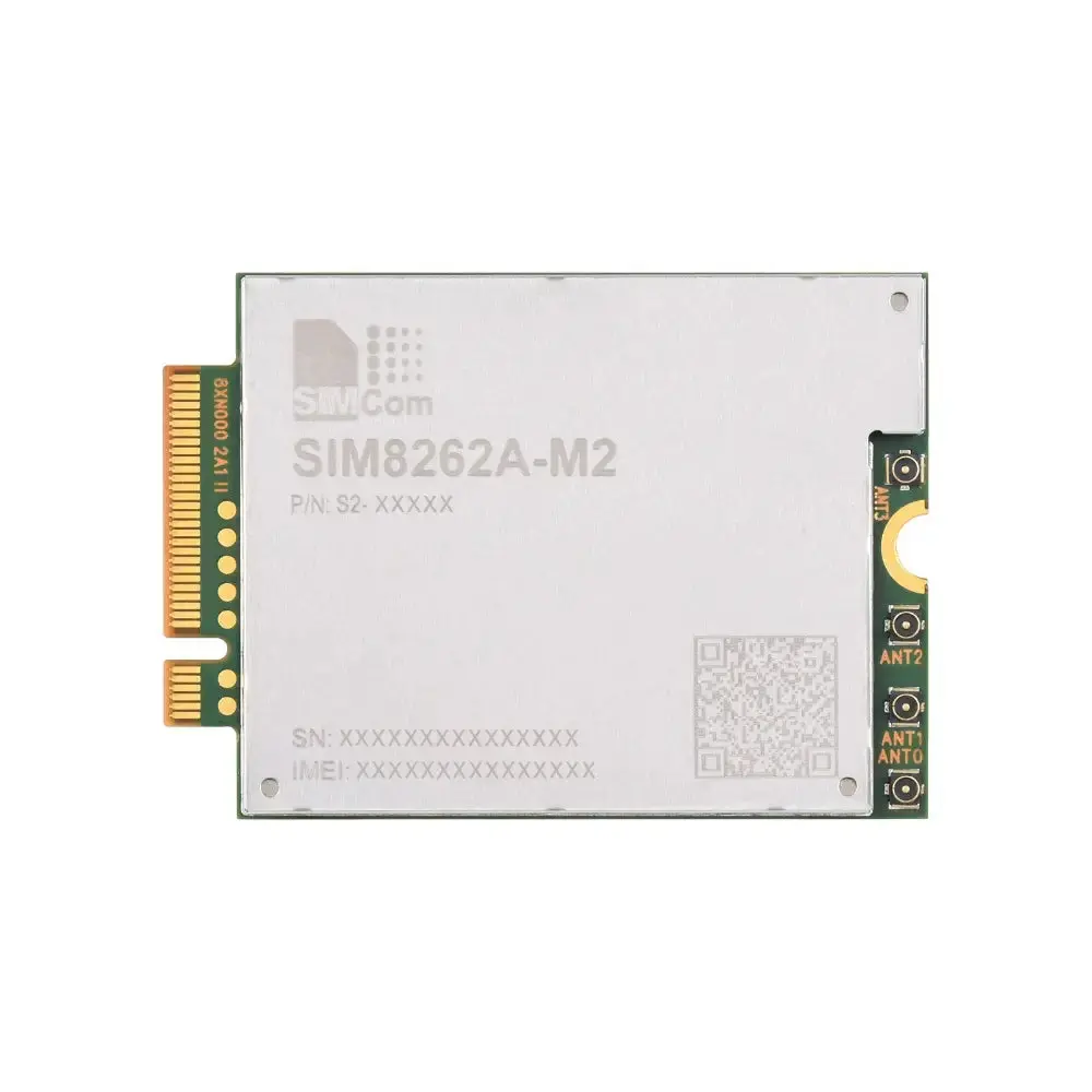 Waveshare Simcom Sim8262a-M2 Original 5G Module, M.2 Form Factor, Qualcomm Snapdragon X62 1