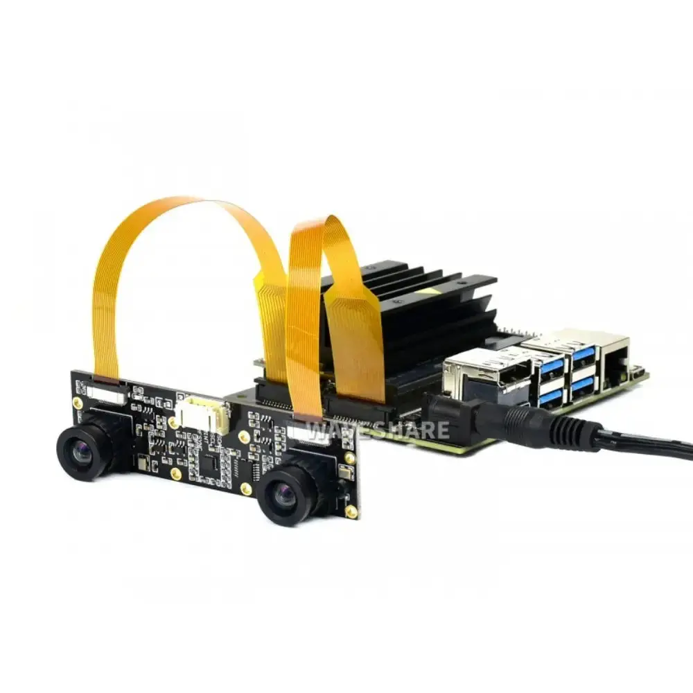Waveshare Jetson Nano Development Pack (Type D), W/ Binocular Camera, Tf Card (Eu) 1