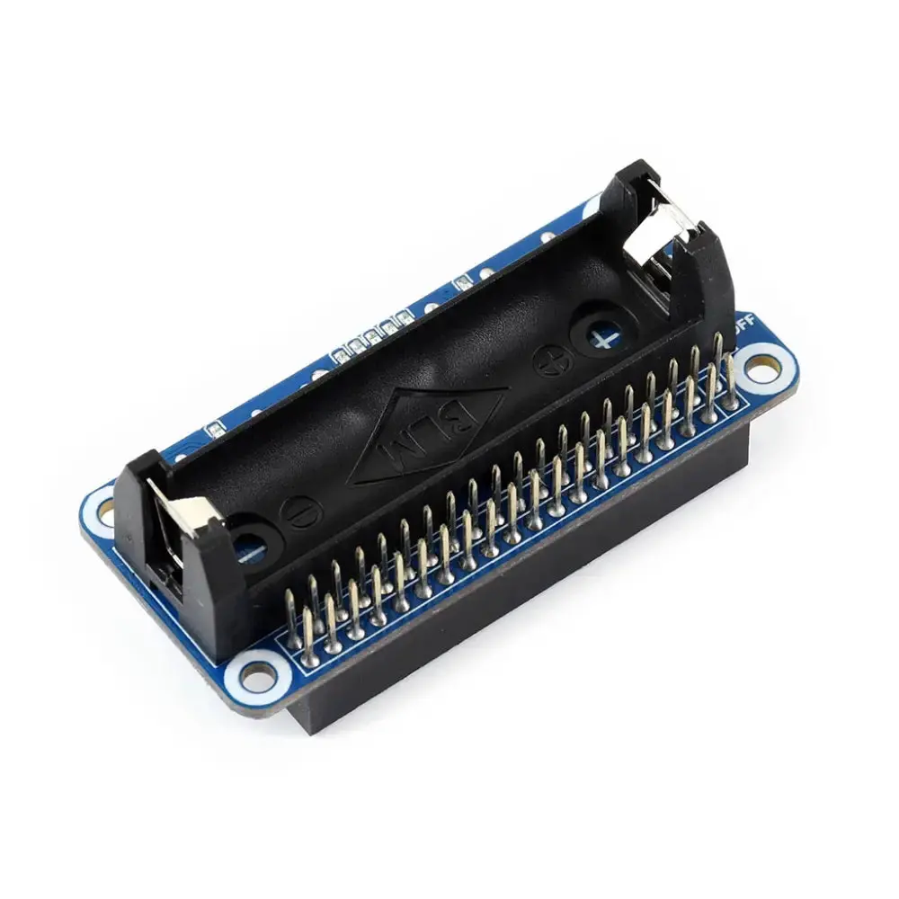 Waveshare Li-Ion Battery Hat For Raspberry Pi, 5V Output, Quick Charge 1