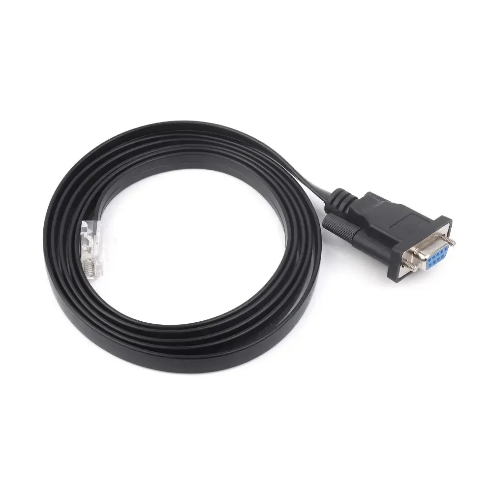 Waveshare Rs232 To Rj45 Console Cable, Rs232 Db9 Female Port To Rj45 Console Male Port, Cable Length 1.8M 1