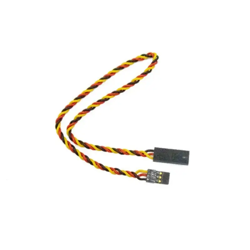 Hitec 12" Heavy Gauge Twisted Wire Aileron Extension W/ Gold Pins 1