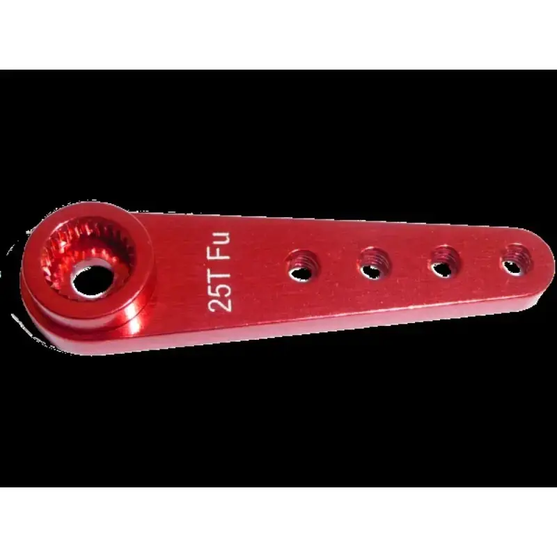 Fingertech Heavy Duty Aluminum Servo Arm For Futaba 25T Servo Splines 1