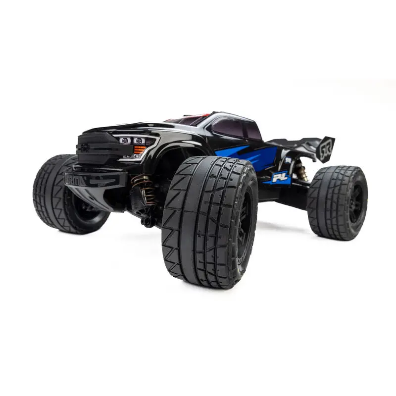 Pro-Line Menace Front/Rear Street Tires Mounted 12Mm Black Split Six (2):    (Pro1034510) 1