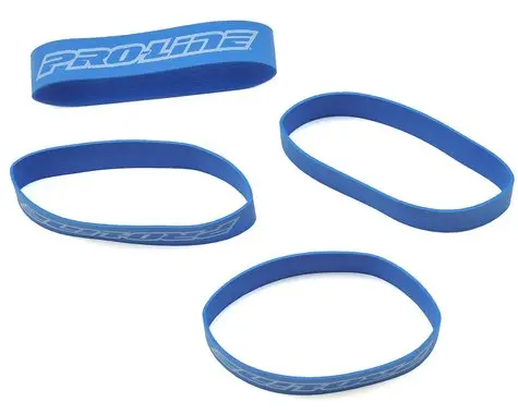Pro-Line Rubber Tire Glue Bands (4)  (Pro629800) 1