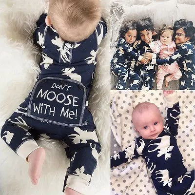 "Don't Moose With Me" Long Sleeve One-Piece 1