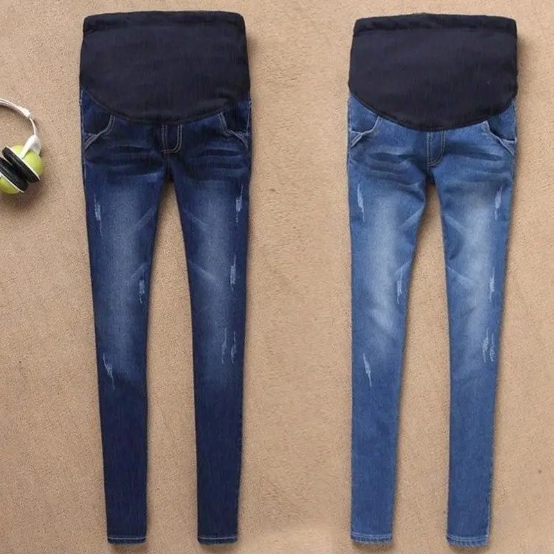 Pregnant Women Pregnancy Winter Warm Jeans 1