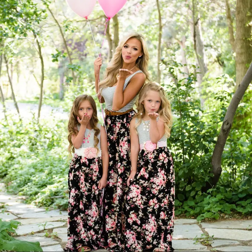 Mom And Daughter Dress Set 1