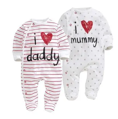 I Love Mummy & Daddy Baby Romper 1