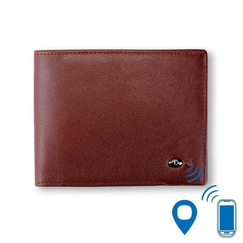 Genuine Leather With Alarm Smart Wallet 1