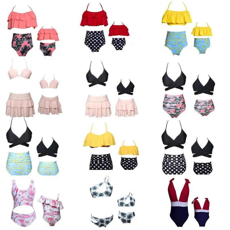 Mother Daughter Beach Bikini Set 1