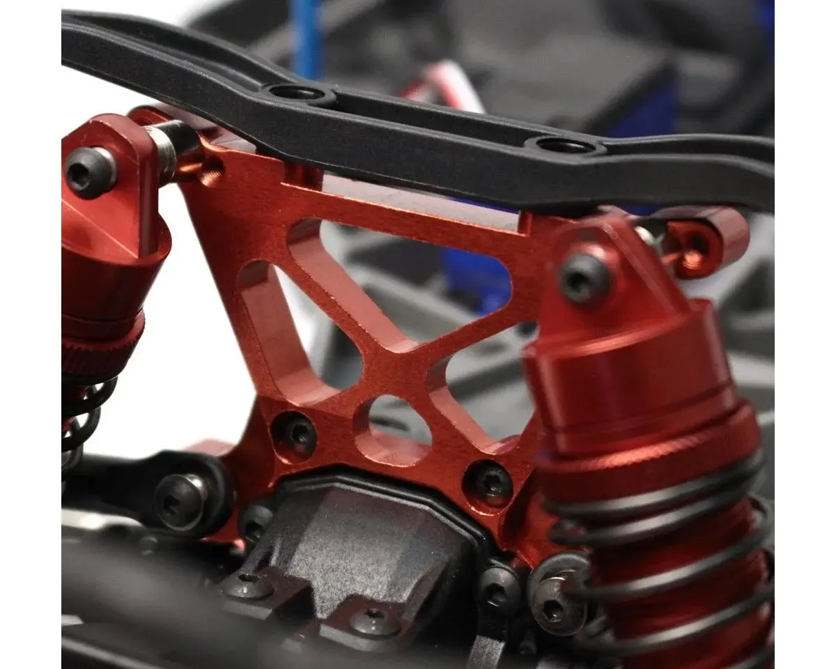 Racers Edge Slash 4Wd Aluminum Front Shock Tower - Red  (Rce1847r) 1