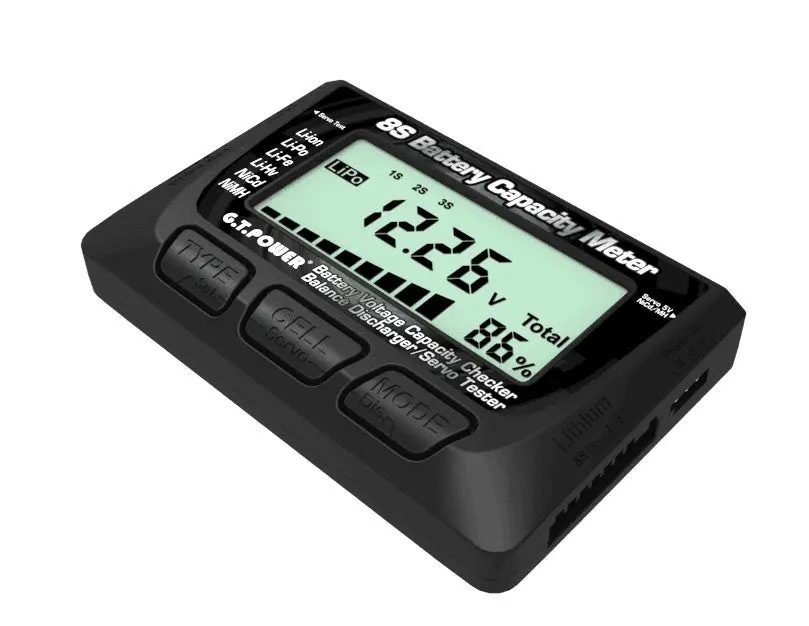 8S Battery Capacity Meter & Servo Tester   (Rcesc1600) 1