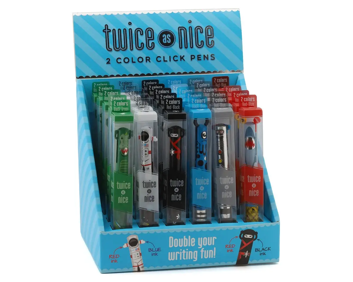 Snifty Pen Twice As Nice 2-Color Click Pen (Rjcspcd00s) 1
