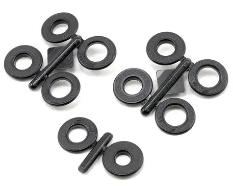 Rpm 1/4" Snap-Tite Body Savers (Black) (5)  (Rpm80332) 1