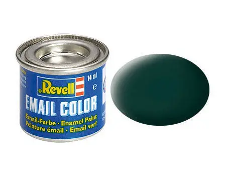 Revell 14Ml Enamel Black-Green Mat Tinket   (Rvl32140) 1