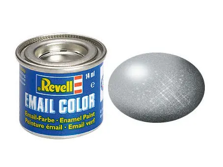 Revell 14Ml Enamel Silver Metallic Tinlet  (Rvl32190) 1
