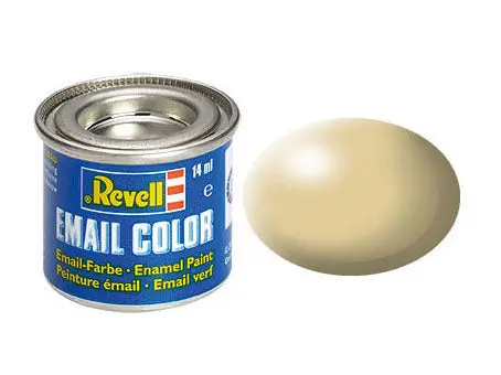 Revell 14Ml Enamel Beige Silk Tinlets  (Rvl32314) 1