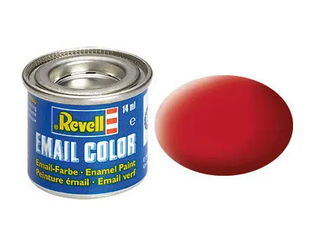 Revel  14Ml Enamel Carmine Red Mat Tinlet  (Rvl32136) 1