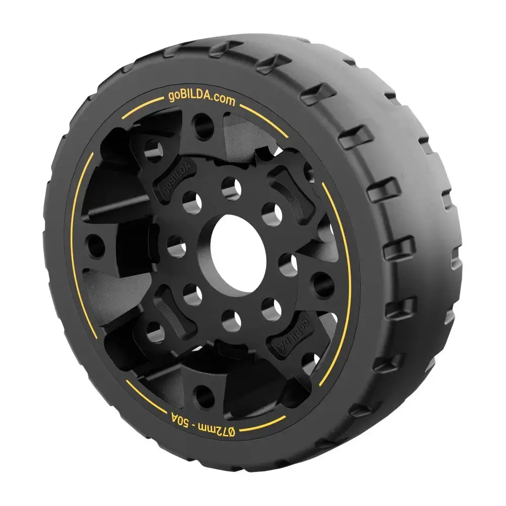Servocity Hogback Traction Wheel (72Mm Diameter, 50A Durometer) 1