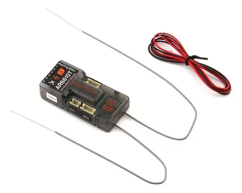 Spektrum Rc Ar6610t 6 Channel Dsmx Aircraft Telemetry Receiver  (Spmar6610t) 1