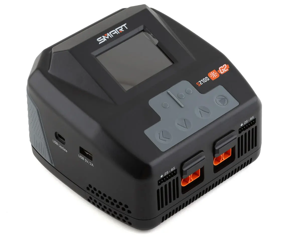Spektrum Rc S2100 G2 Ac Smart Charger (6S/12A/100W X2)  (Spmxc2000) 1