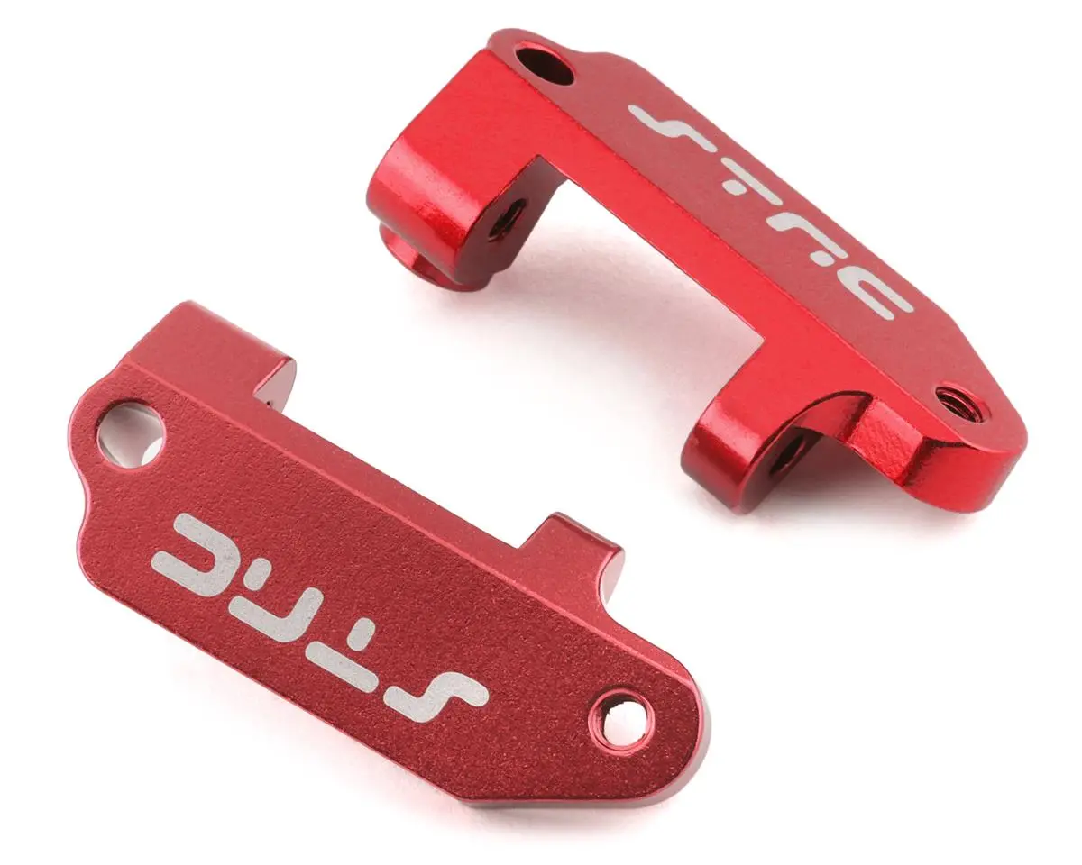 St Racing Concepts Aluminum Caster Blocks For Traxxas Drag Slash (2) (Red)   (Sptst2432r) 1