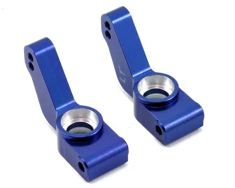 St Racing Concepts Aluminum 1° Toe-In Rear Hub Carriers (Blue)  (Strt3652t1b) 1