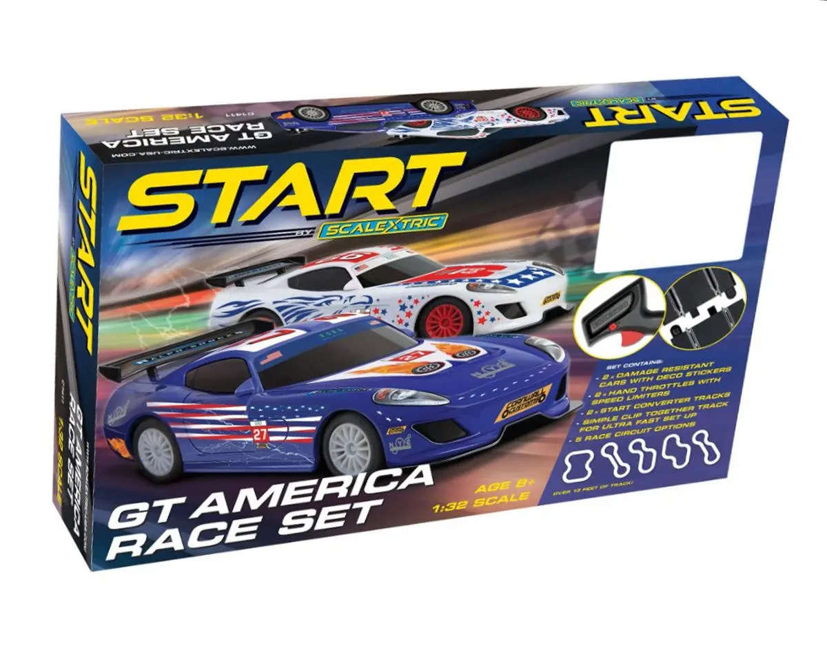 Scalextrics Gt America Race Start Set   (Ssrc1411t) 1