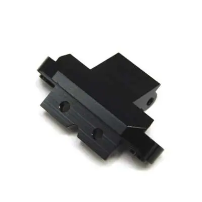 St Racing Concepts Aluminum Front Skid Plate/Hinge-Pin Black Yeti  (Sta3112bk) 1