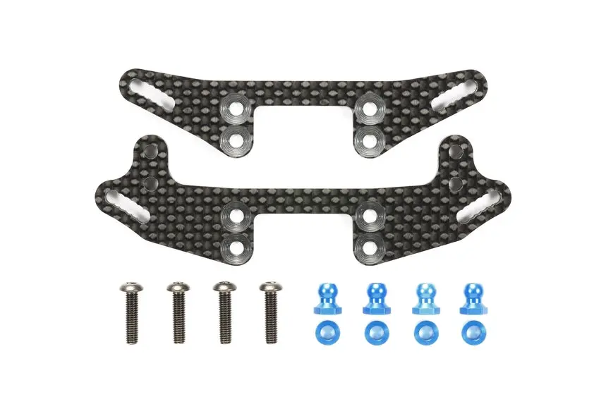 Tamiya Ta07 Carbon Damper Stay Set  (Tam54746) 1
