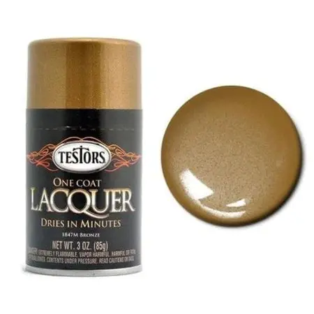 Testors Lacquer Spray Bronze  (Tes1847mt) 1