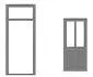 Tichy 2 Lite Door & Separate Frame (Tic2524) 1