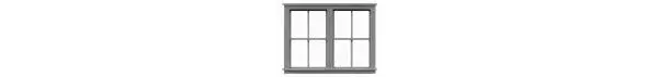 Tichy Train Double 2/2 Dbl Hung Window (Tic8106) 1