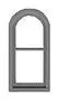Tichy 1/1 Round Top Window  (Tic8200) 1