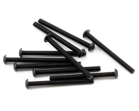 Team Losi Racing M3x35mm Button Head Screws (10)  (Tlr5906) 1