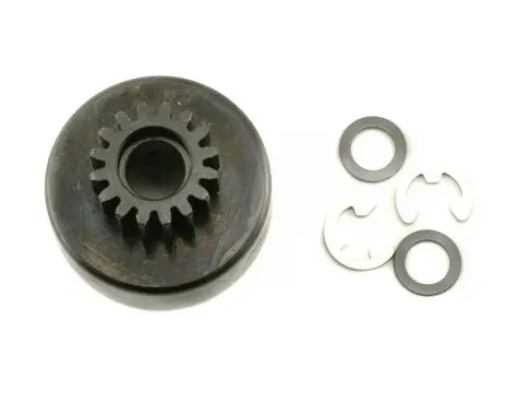 Traxxas 16T Clutch Bell With Fiber Washers/E-Clips   (Tra4116) 1