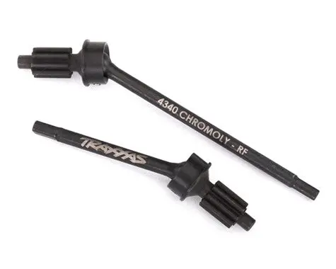 Traxxas Trx-4 Front Heavy Duty Machined Axle Shafts W/Input Gear (2)   (Tra8062) 1