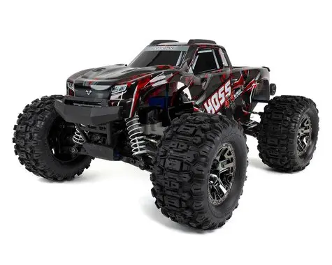 Traxxas Hoss 4X4 Vxl 3S 4Wd Brushless Rtr Monster Truck (Shadow Red) W/Tqi 2.4Ghz Radio, Tsm & Self-Righting(Tra90076sred) 1