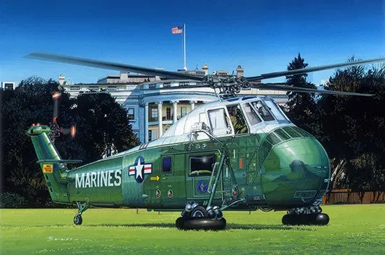 Trumpeter 1/48 Vh34d Marine One Helicopter (Formerly Gallery Models)   (Tsm2885) 1