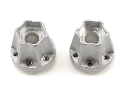 Vanquish Products Slw Hex Hub Set (Silver) (2) (725)  (Vps01041) 1