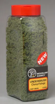 Woodland Scenics Underbrush Shaker Light Green 32 Oz  (Woofc1635) 1