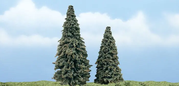 Woodland Scenics Premium Conifer Tree, 3-4" (2) (Wootr1625) 1