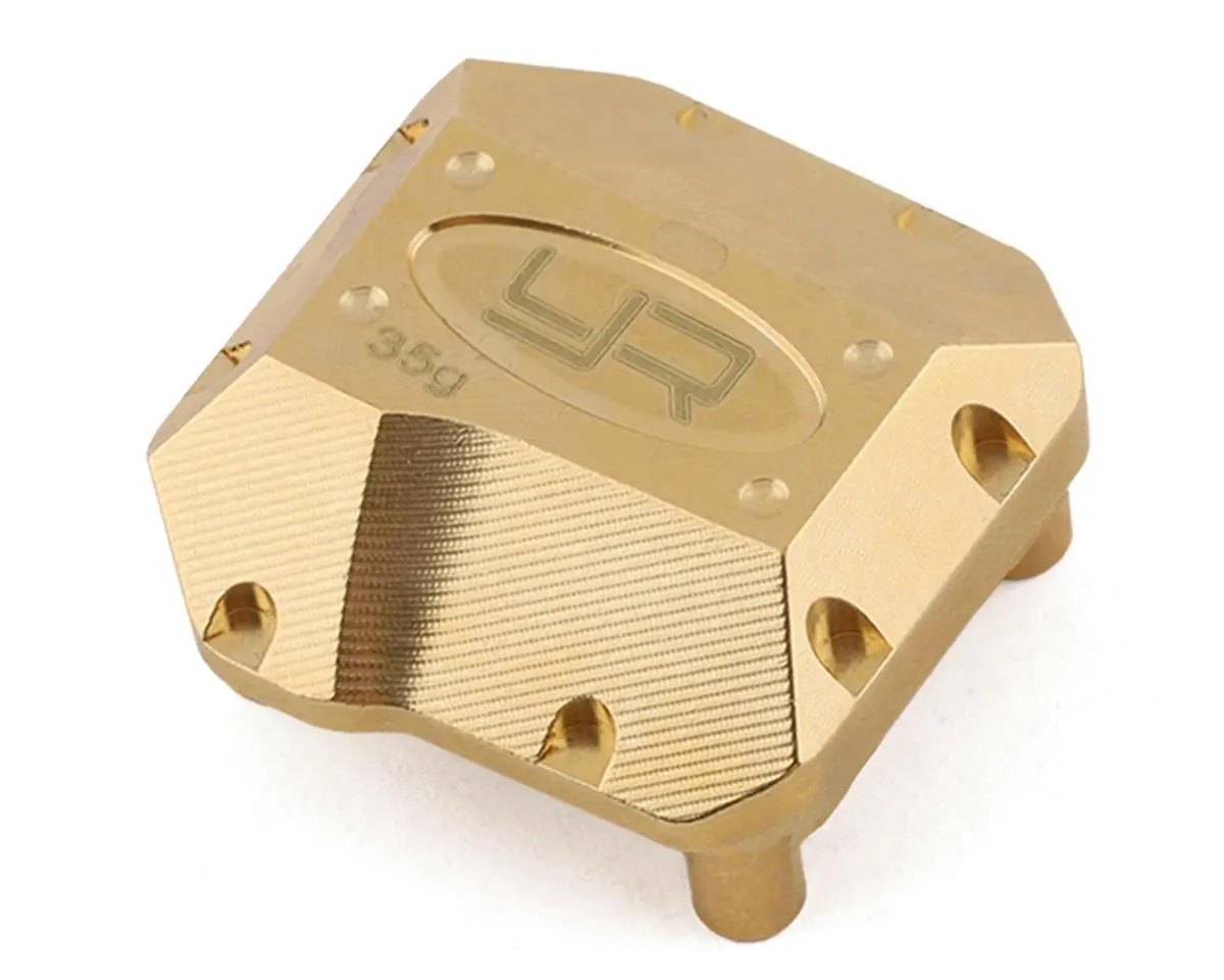 Yeah Racing Axial Scx10 Ii Brass Differential Cover (35G)  (Yea-Axsc-006) 1