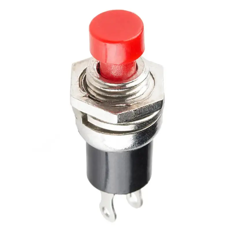 Sparkfun Momentary Button - Panel Mount (Red) 1