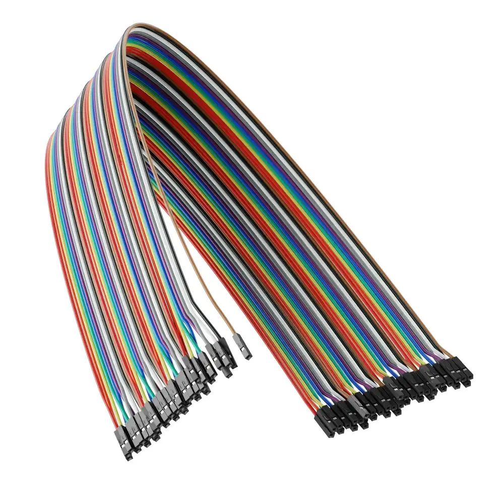 Servocity Female To Female Jumper Wire (Multicolor, 50Cm Length) - 40 Pack 1