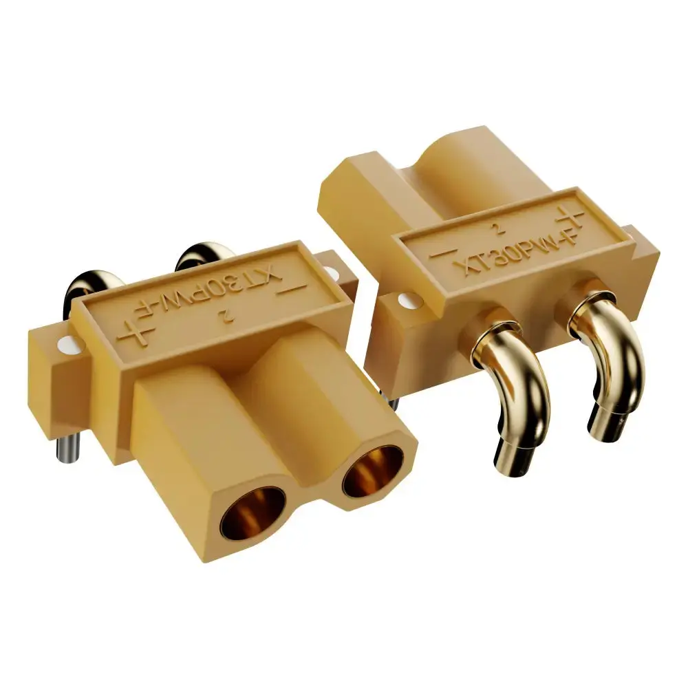 Servocity Right Angle Pcb Mount Xt30 Connector (Mh-Fc) - 2 Pack 1