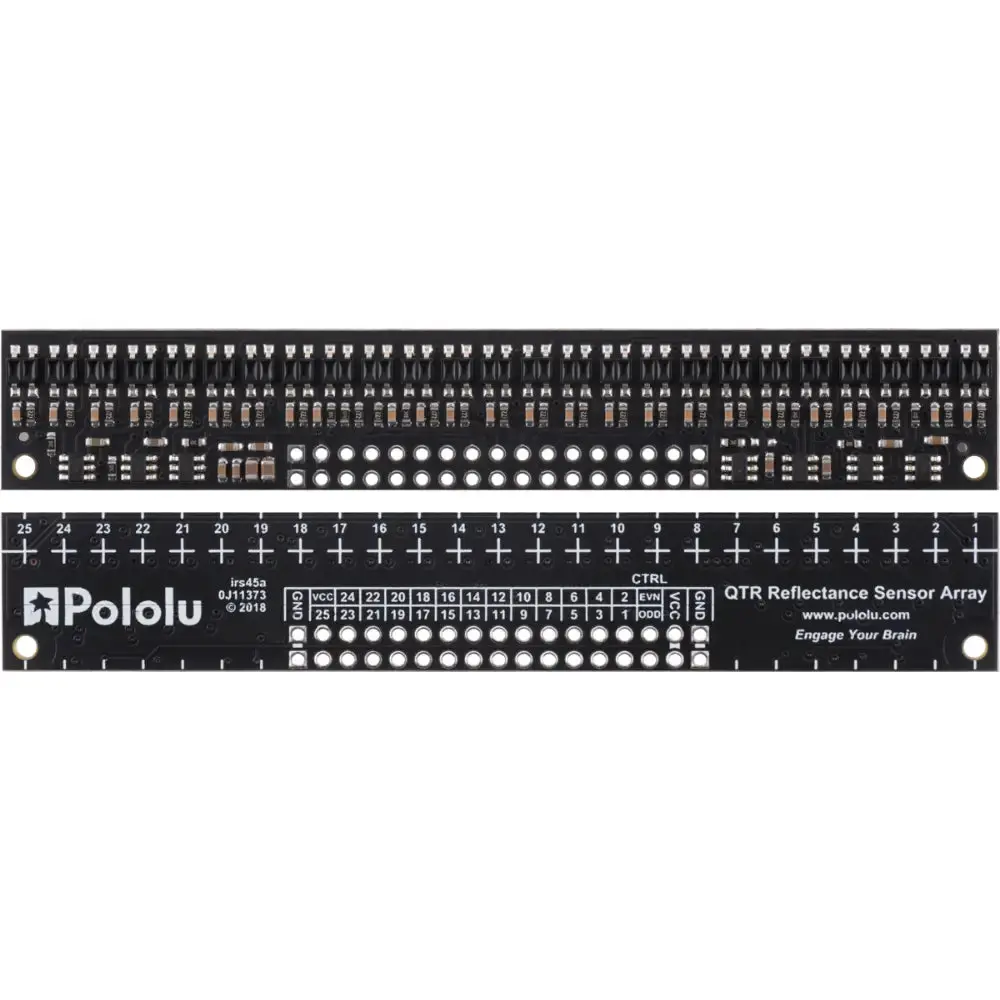 Pololu Qtr-Hd-25Rc Reflectance Sensor Array: 25-Channel, 4Mm Pitch, Rc Output 1