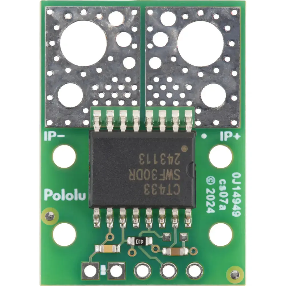 Pololu Ct433-Hswf30dr Tmr Current Sensor Compact Carrier 0A To 30A, 3.3V 1