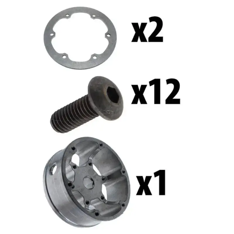 Andymark 8In. Hd Pneumatic Wheel Hub Assembly 0.5In. Hex Bore 1