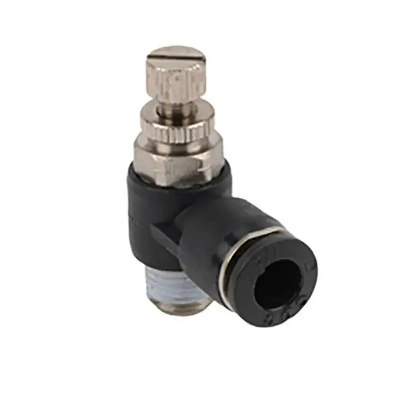 Andymark 1/8 Npt Male To 1/4 Tube Elbow M-Out Flow Valve 1